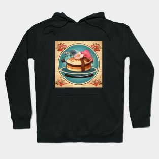 Dorayaki Kawaii Vintage Yummy Baker Baking Food Hoodie